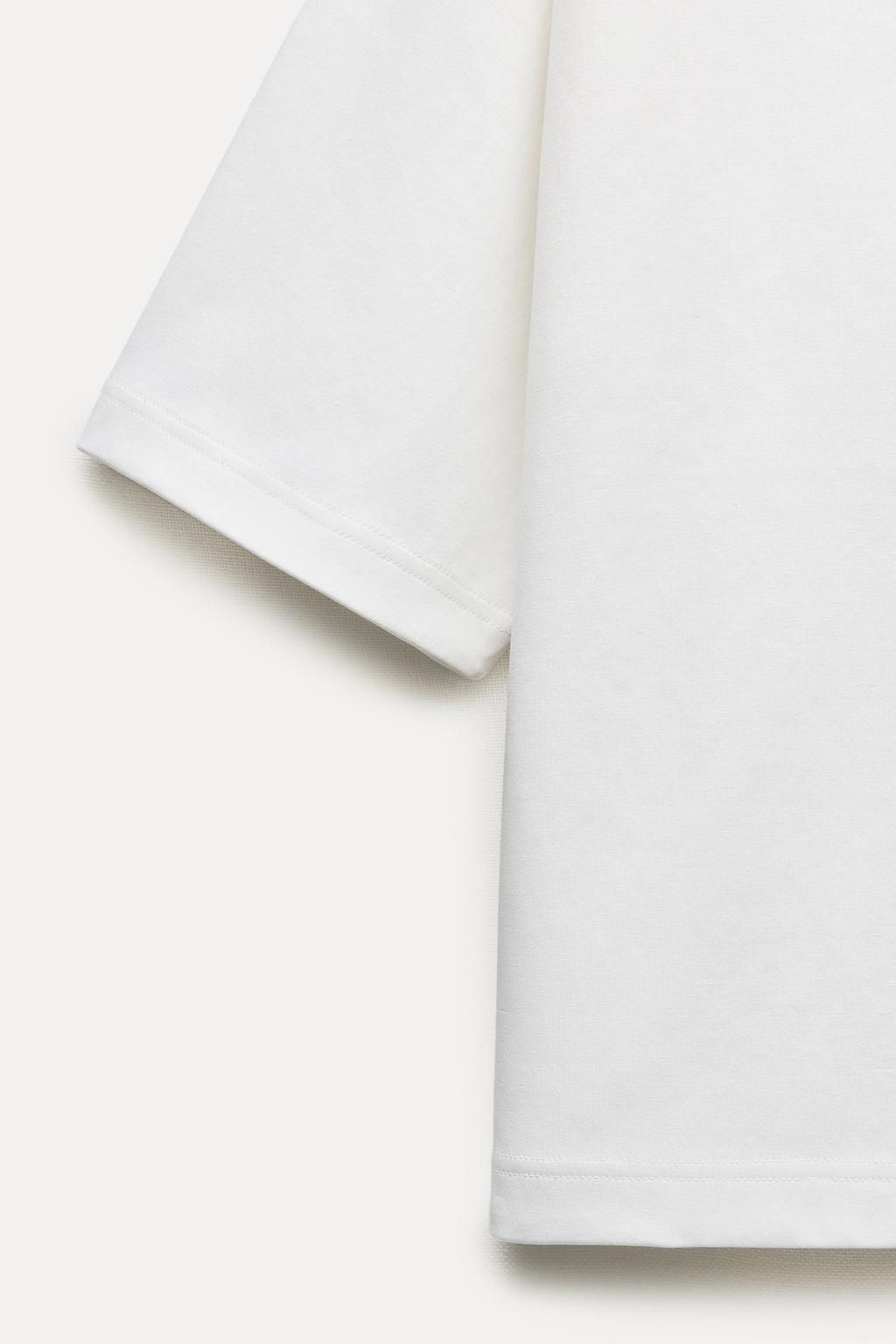 INTERLOCK OVERSIZE T-SHIRT - Zara фото 25