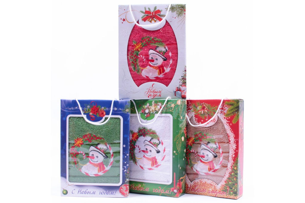 Набор полотенце махровое WR21 в коробке Л