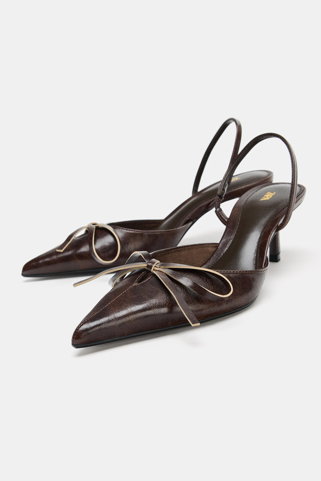 SLINGBACK SHOES WITH BOW - Zara фото 11