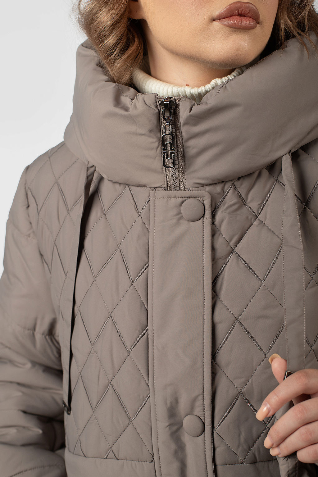 05-2261 Куртка женская зимняя (шерстепон 250) - El podio фото 7