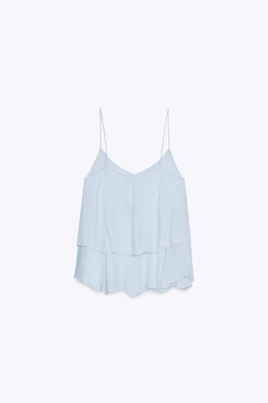 LACE TRIM CAMISOLE TOP - Zara фото 7