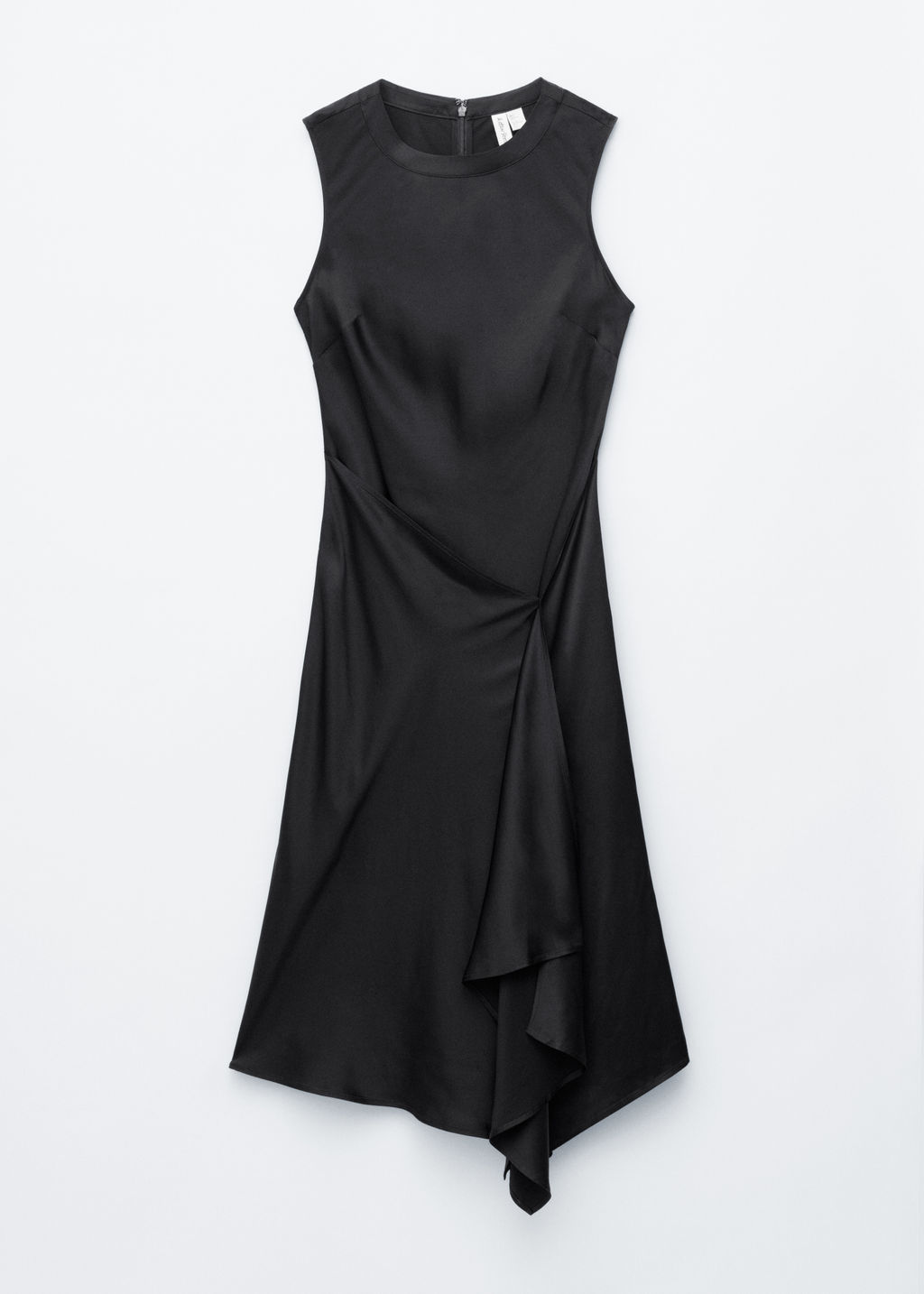 Vestido midi asim?trico de sat?n - H&m фото 2