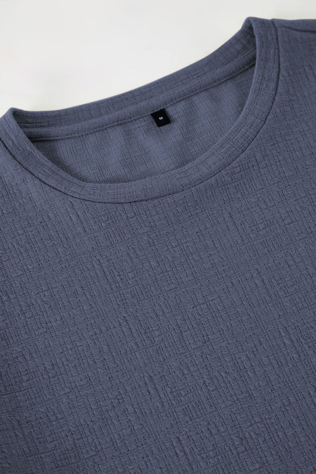 TRENDYOL MAN Ekru Oversize/Genis Kesim Dokulu T-Shirt TMNSS25TS00043 - Trendyolmilla фото 8
