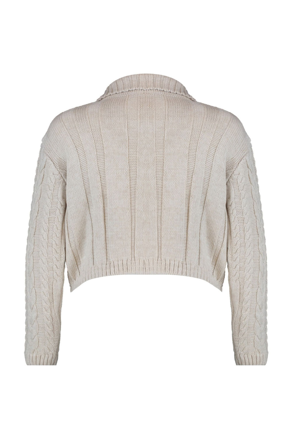 Tas Crop Polo Yaka Triko H?rka TWOAW22HI0448