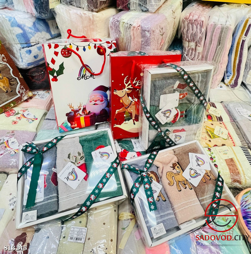 Махровые полотенца 3 шт 25*50 см.