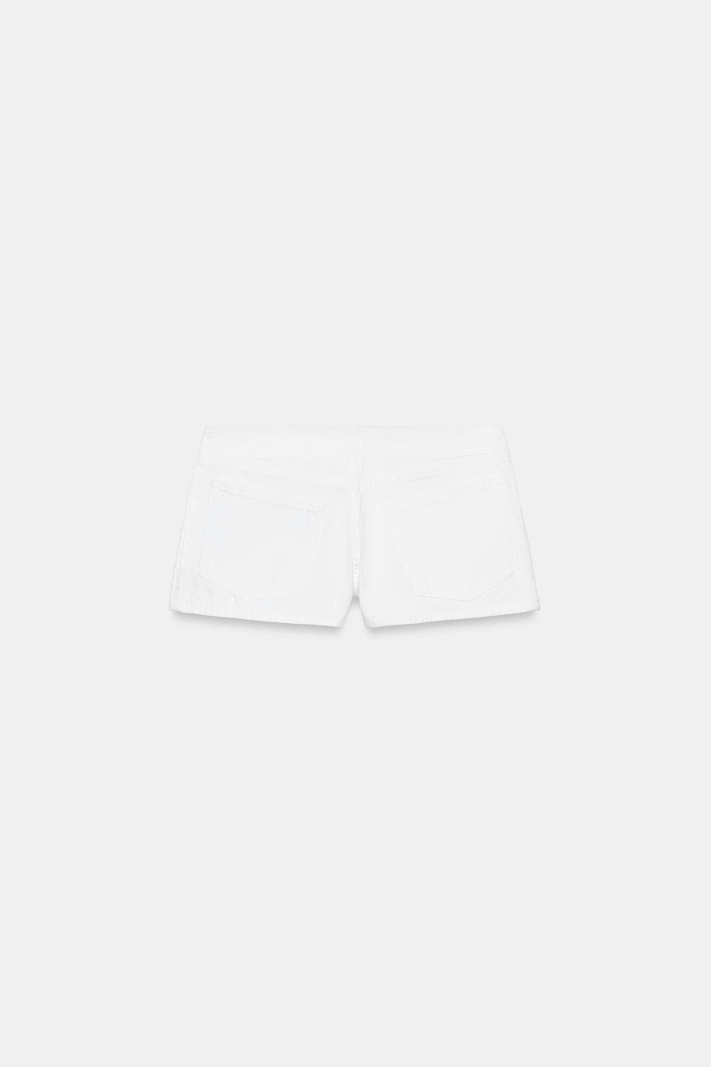 SHORTS MINI CORDONES CRUZADOS / Blanco - Zara фото 8