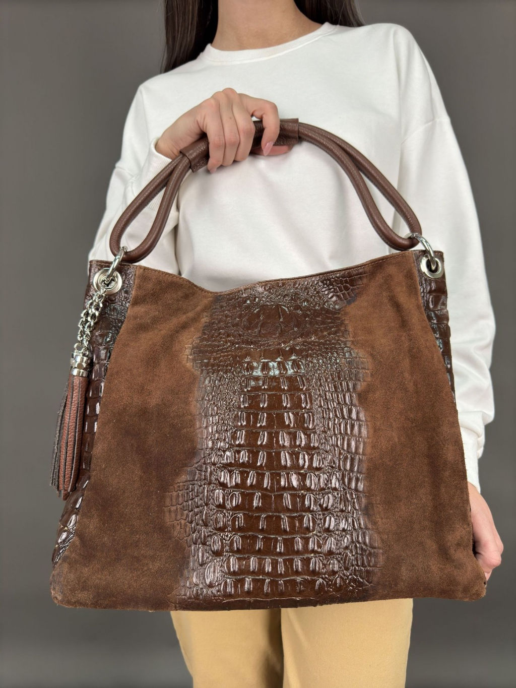 Сумка женская из телячьей кожи