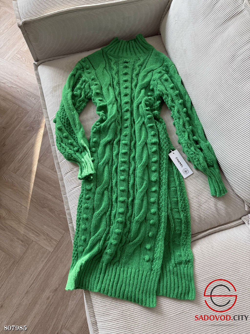 Вязаное платье женское с горлом - Bruno фото 4