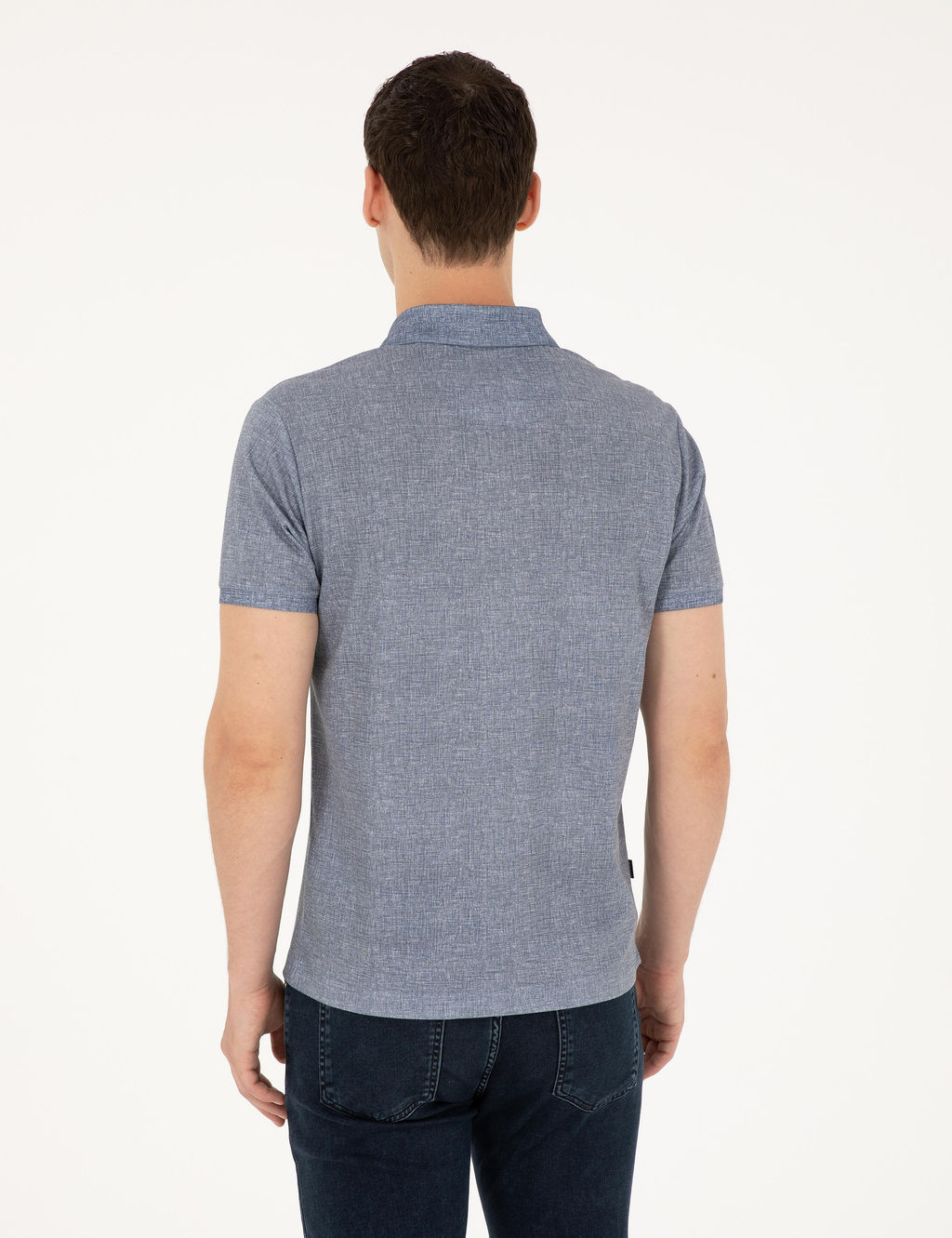 Lacivert Slim Fit Ti__rt - Pierre cardin фото 12