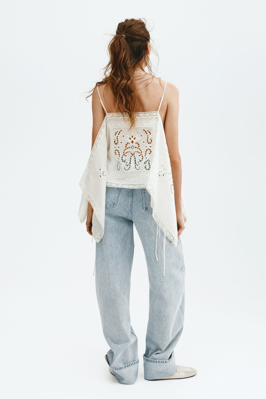 Top de tirantes con bordado ingl?s - H&m фото 3