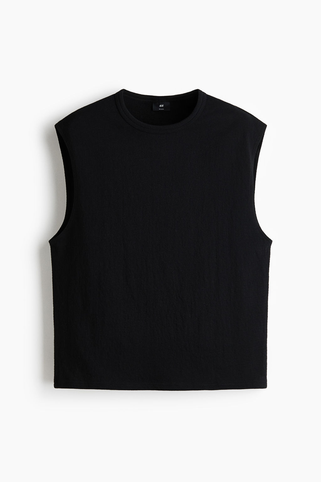 Camiseta sin mangas en punto Relaxed Fit - H&m фото 2