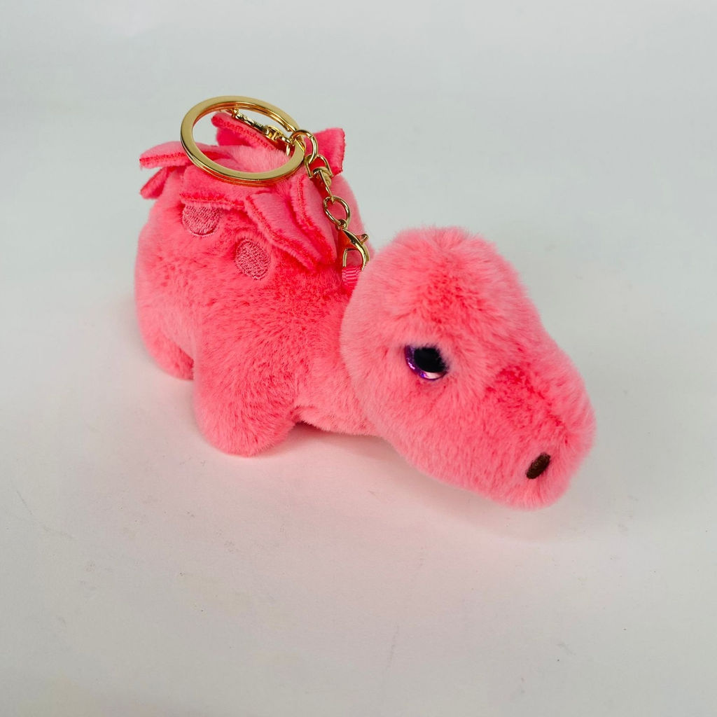 Мягкая игрушка брелок Динозаврик пушистый в ассортименте - Storyland фото 25