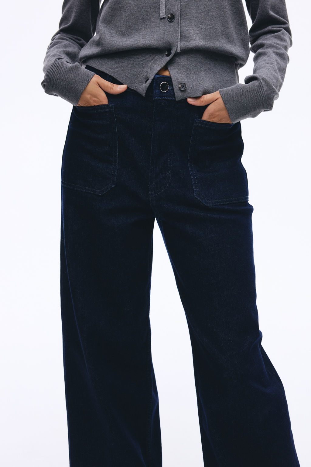 Wide High Jeans - H&m фото 7