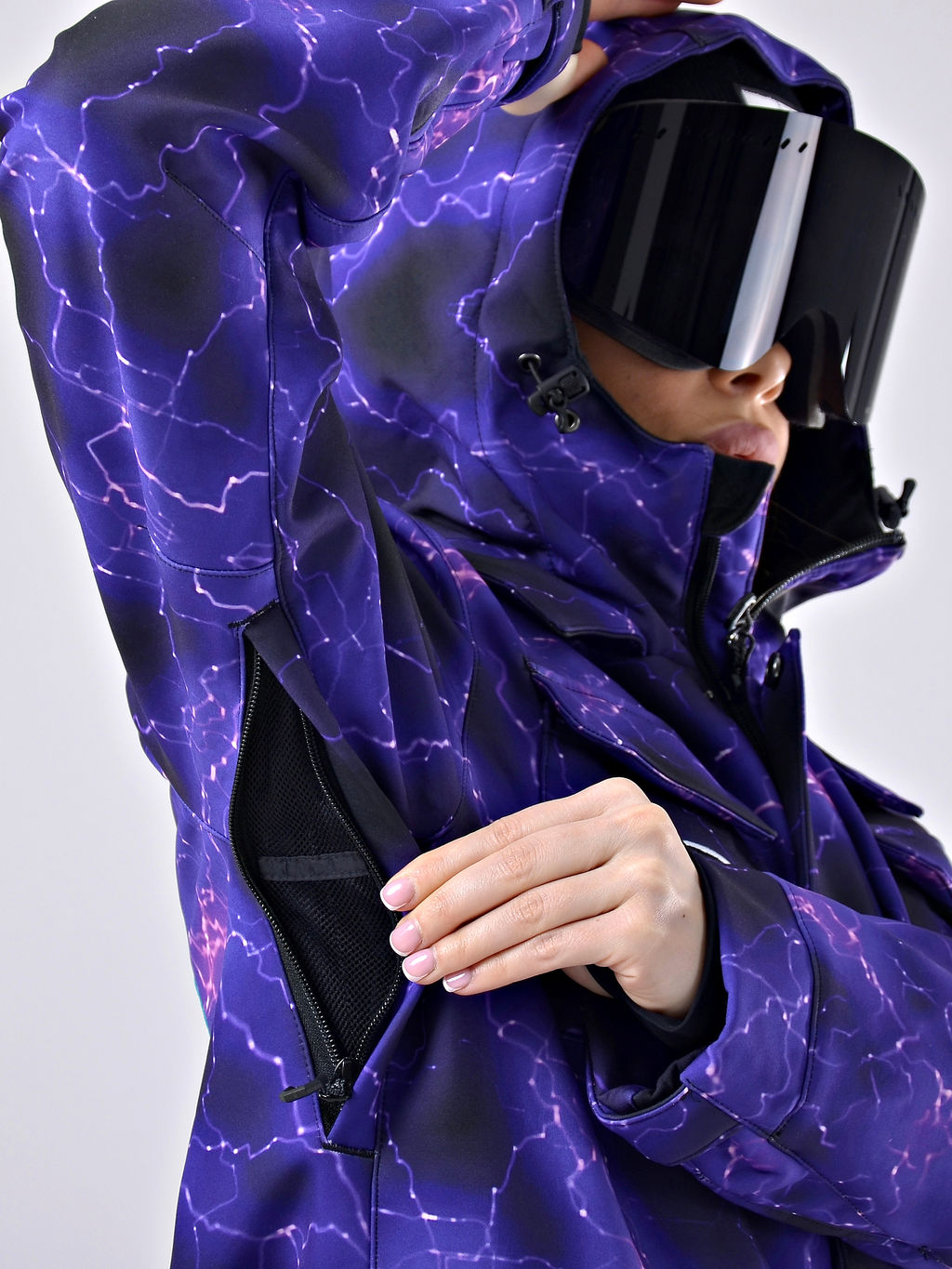 Женский зимний сноубордический комбинезон Alpha Endless 222/220518-2_013 Фиолетовый  фото 20