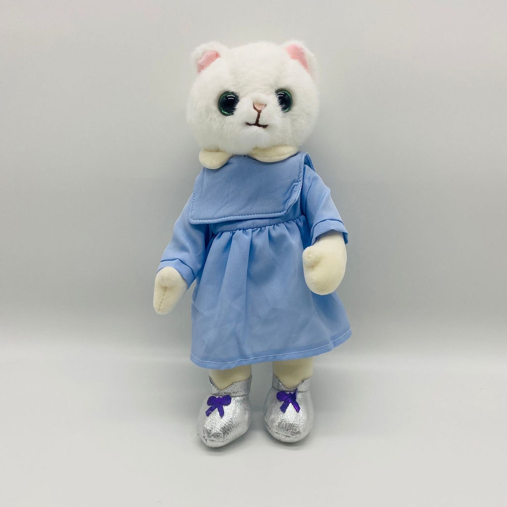 Мягкая игрушка Кошка белая в сарафане - Storyland фото 11