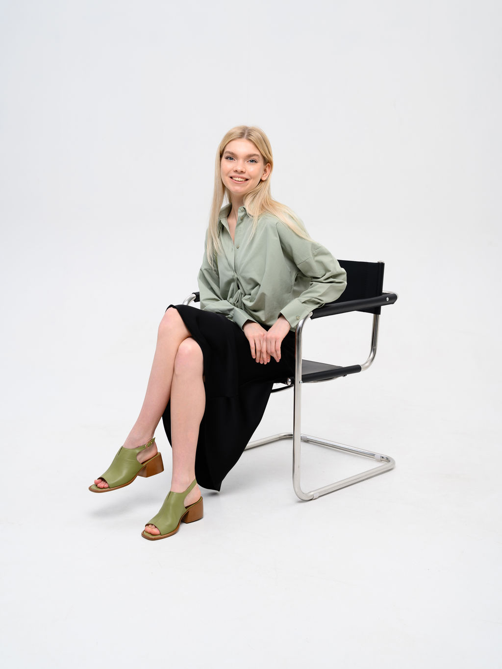 Босоножки EDART 4013.23663 bе. Олива орех