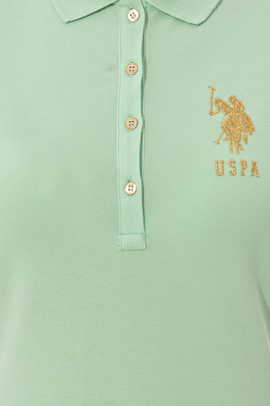 Женское мятное трикотажное платье Неожиданная скидка в корзине - U.s. polo assn фото 5