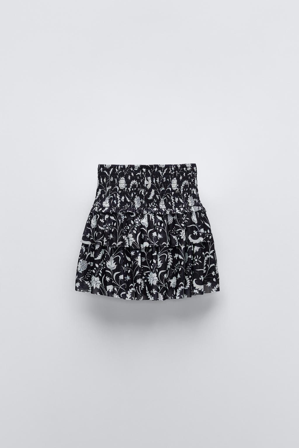PRINTED TULLE SKIRT - Zara фото 10