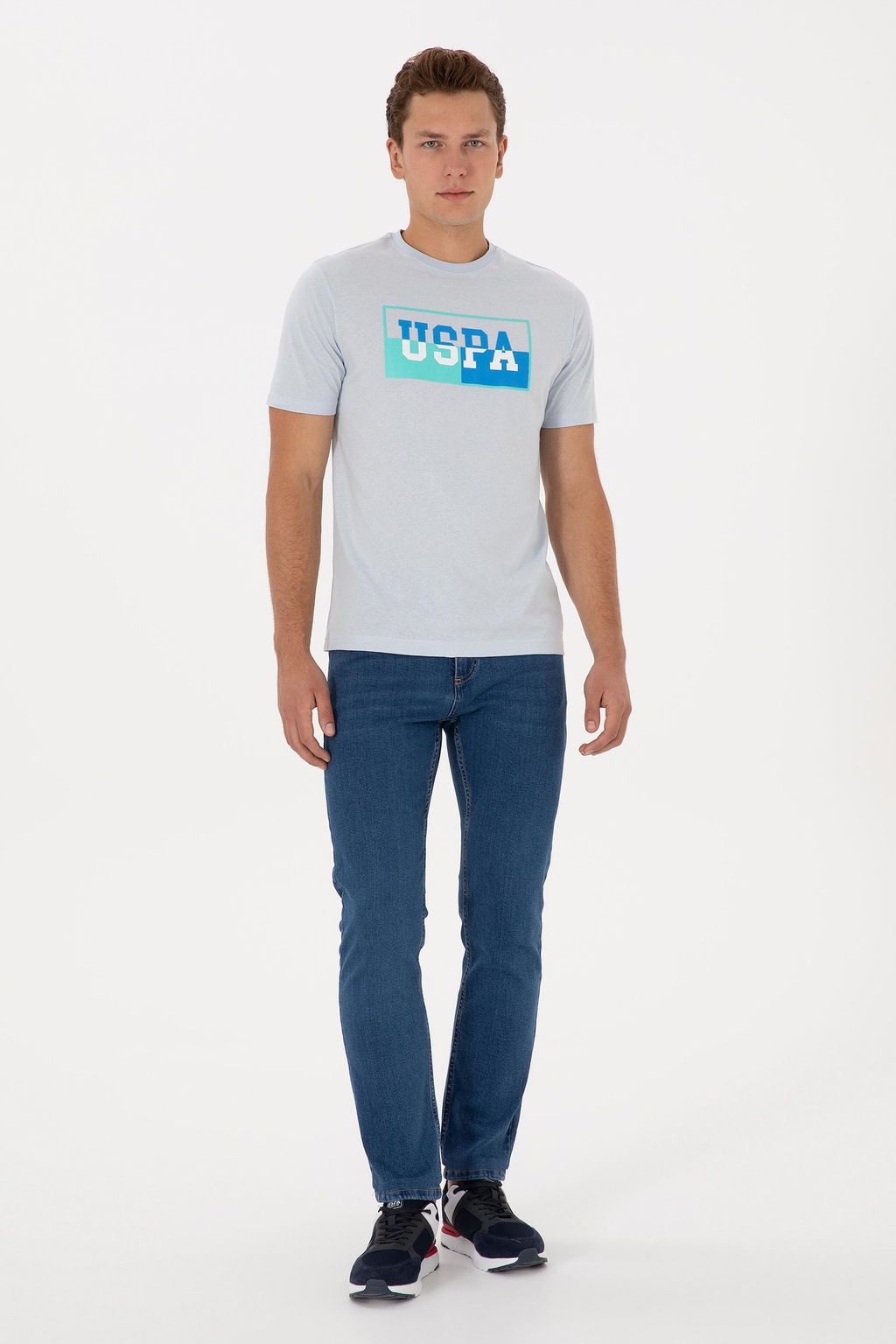 Erkek A__k Mavi Ti__rt - U.s. polo assn фото 4