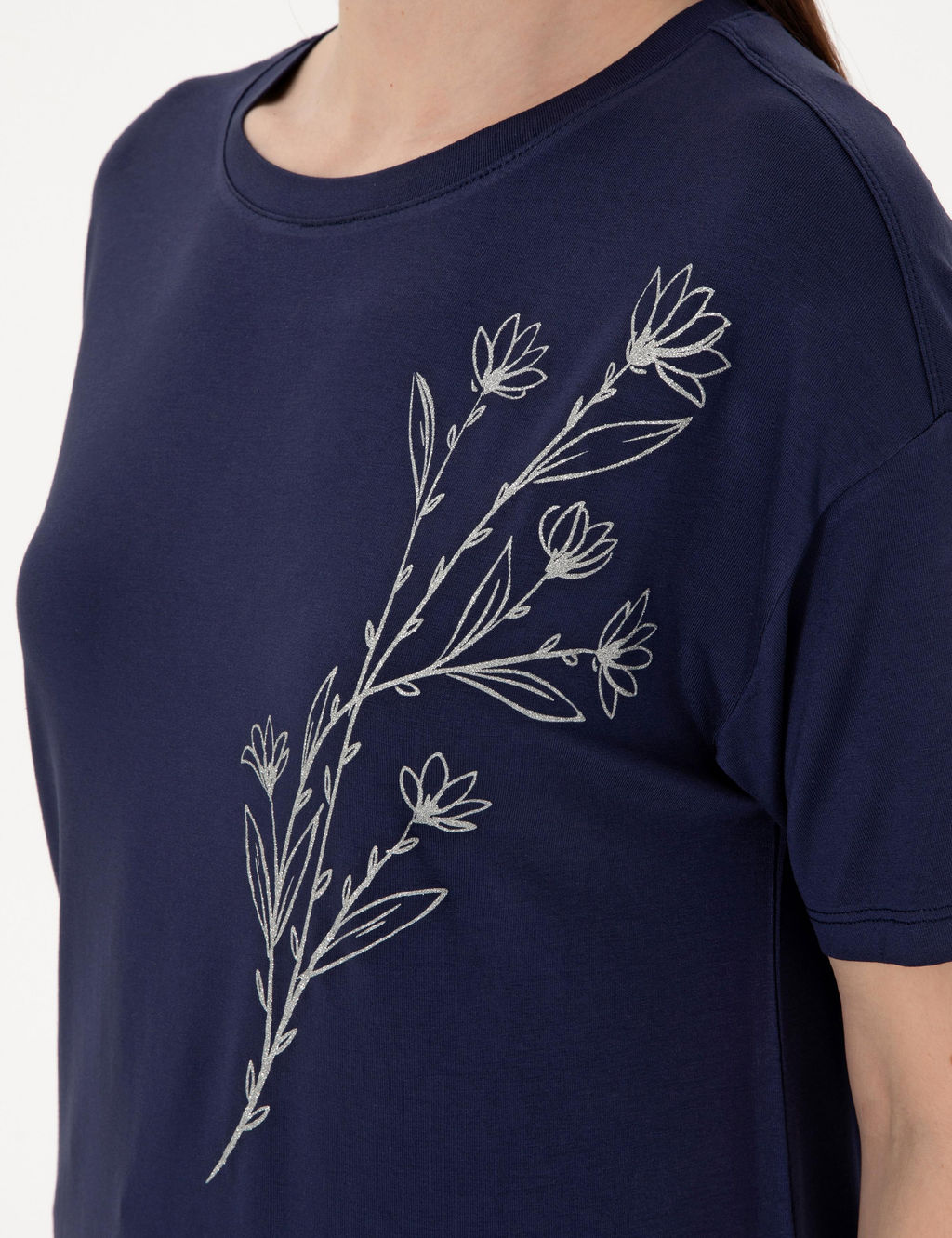 Lacivert Comfort Fit Ti__rt - Pierre cardin фото 7