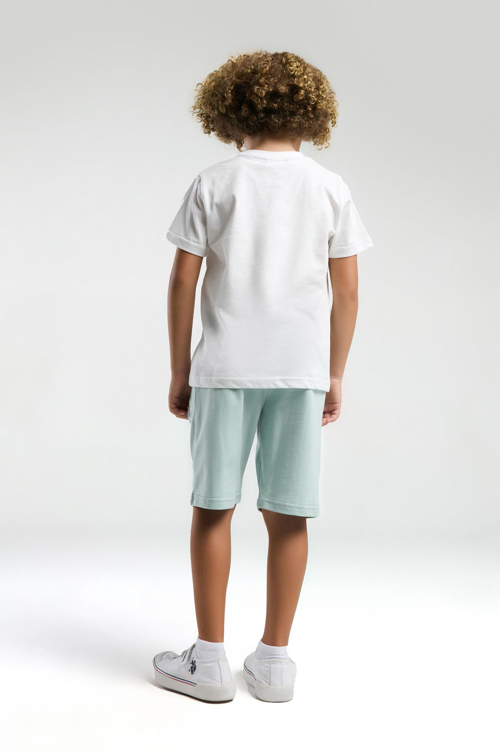 Erkek _ocuk Beyaz Pijama Tak_m_ Sepette S_rpriz _ndirim - U.s. polo assn фото 3