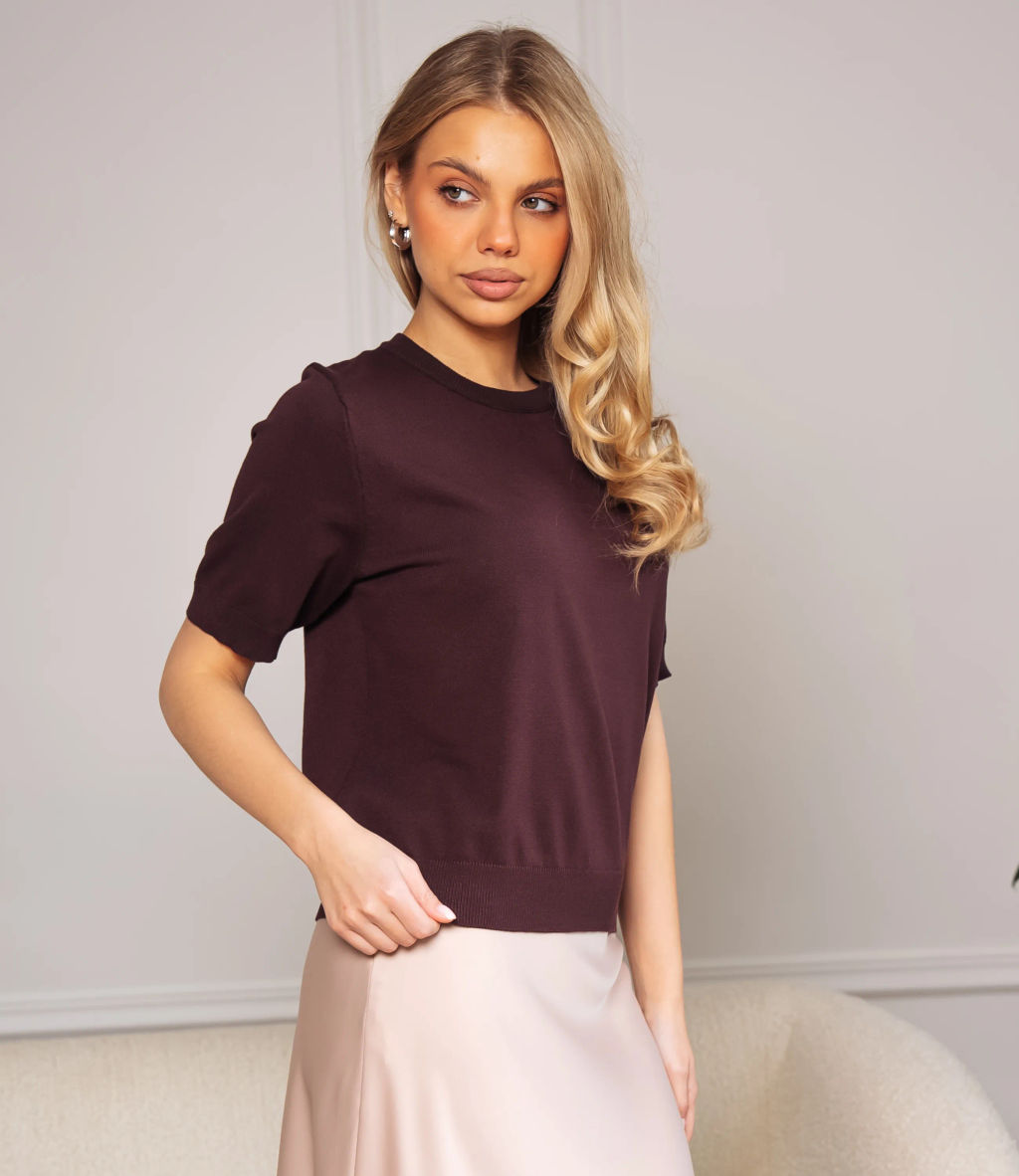 Футболка #ОКТ185001, шоколадный - Dommod фото 2