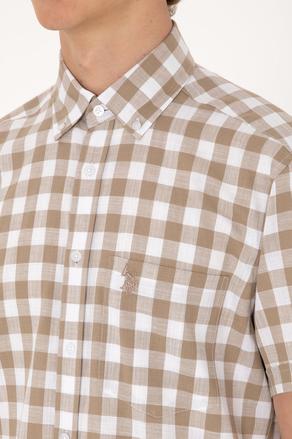 Erkek Vizon K_sa Kollu G_mlek Sepette S_rpriz _ndirim - U.s. polo assn фото 7