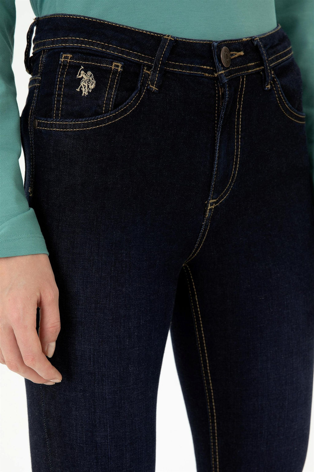 U. S. Polo Assn Женские темно-синие джинсовые брюки - U.s. polo assn фото 14