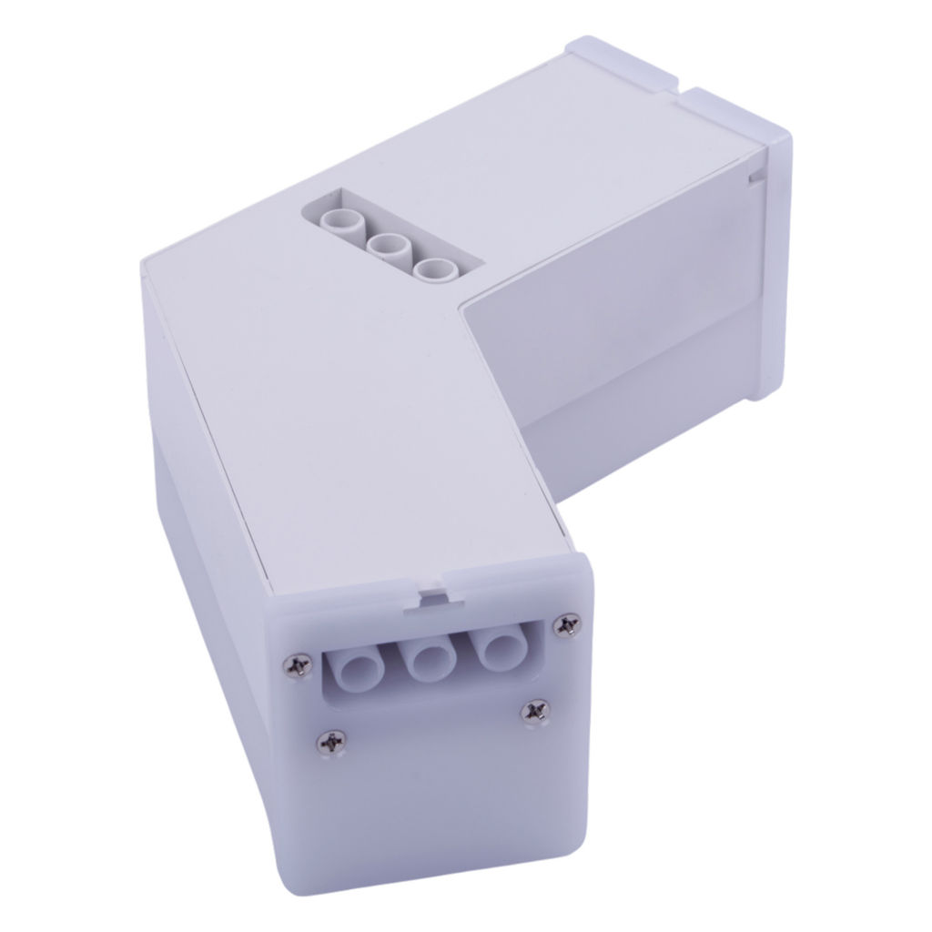ULO-N11L-8W/4000K/120D IP40 WHITE Светильник светодиодный L-образный. Угол 120 градусов. Белый свет (4000K). 800Лм. Алюминий. Цвет белый. TM Uniel