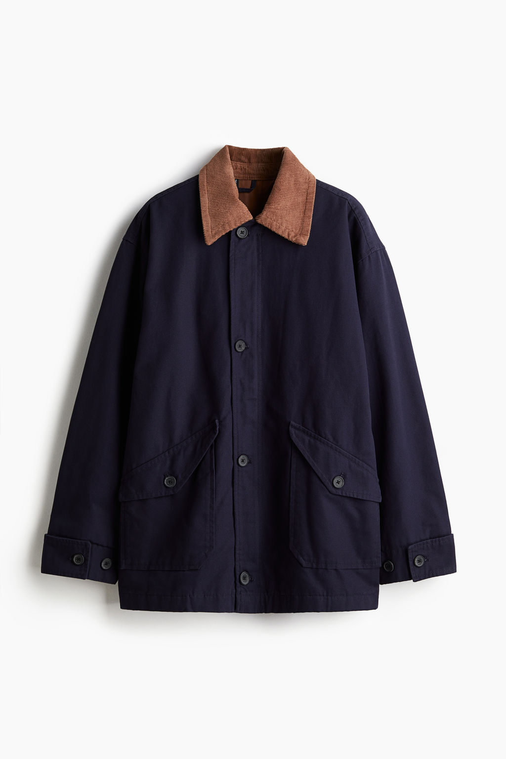 Chaqueta oversize de lona - H&m фото 8