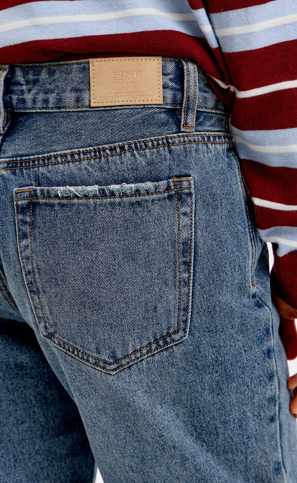 Джинсы F612-0153 r.blue - Fine joyce фото 5