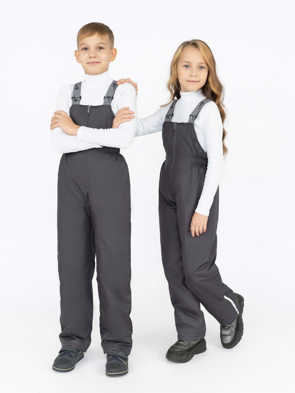 Полукомбинезон серый 60-006/2 (122, 64)