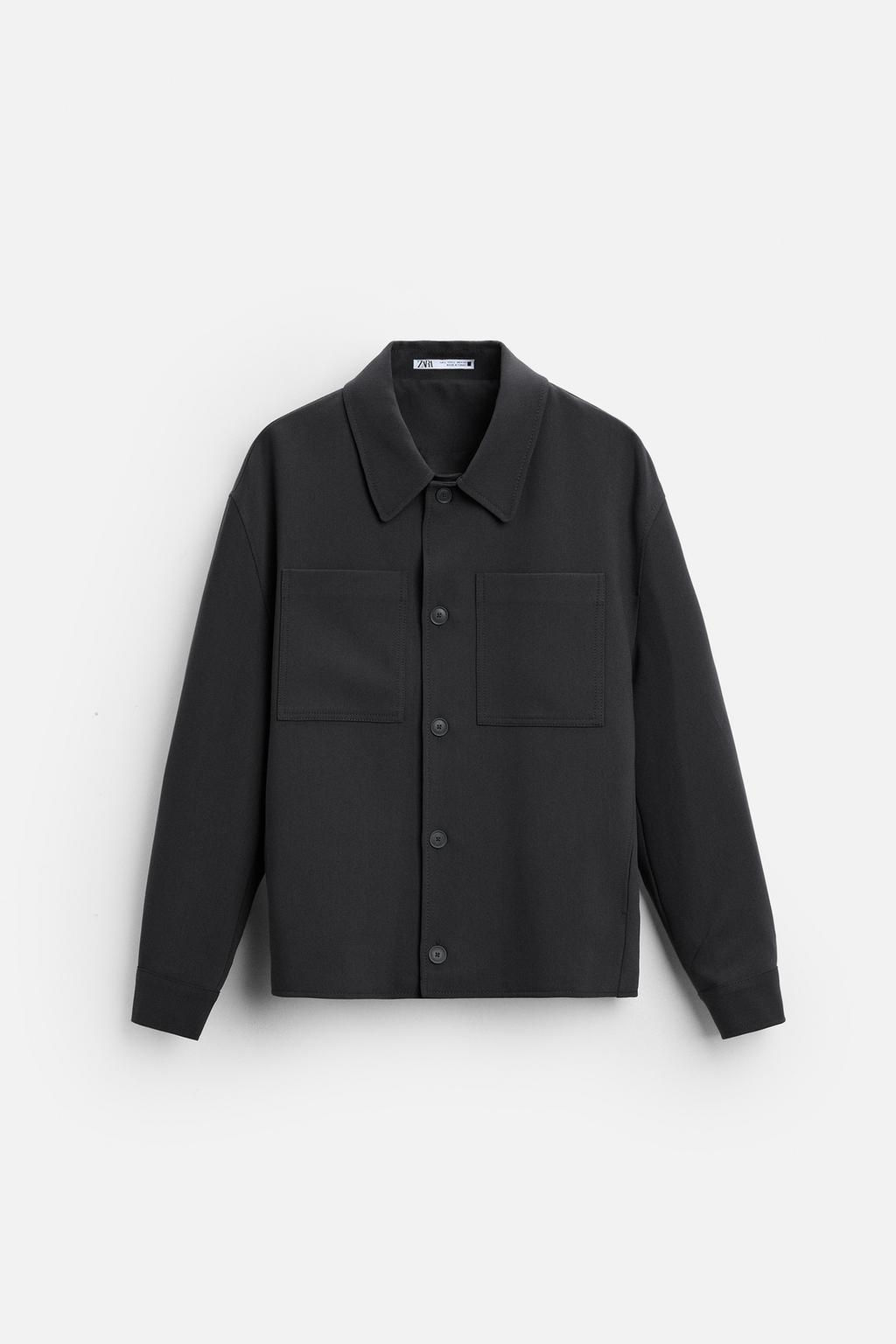 BOXY FIT OVERSHIRT - Zara фото 6