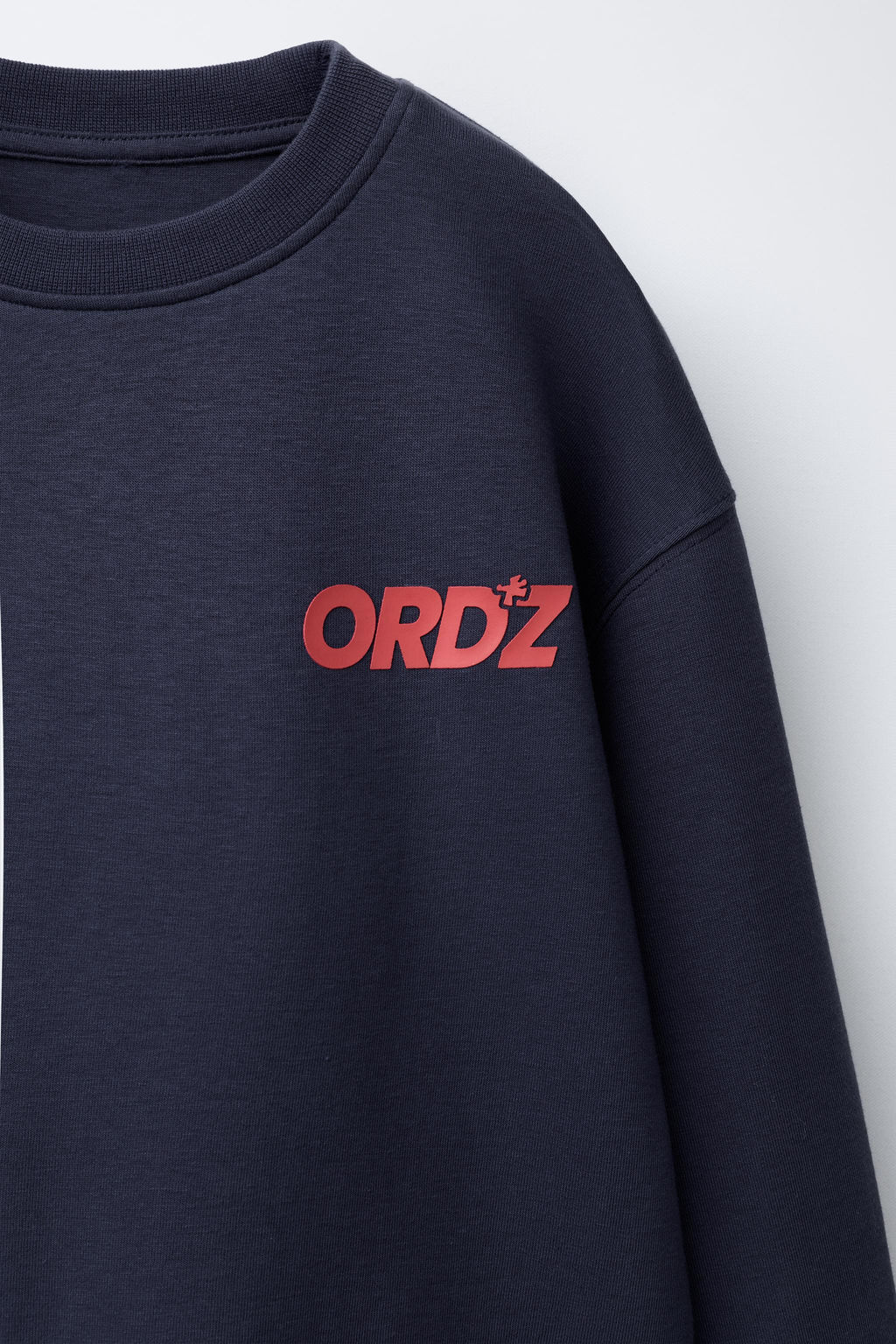 T-SHIRT WITH RAISED SLOGAN - Zara фото 3