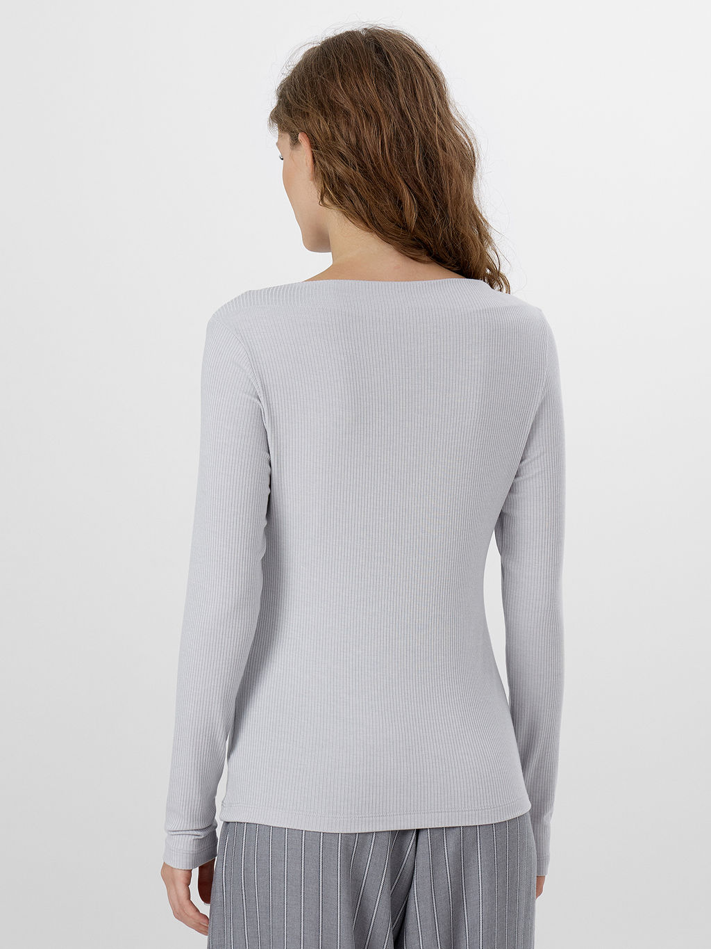 Лонгслив Mark Formelle серый вискоза с акрилом фото 3