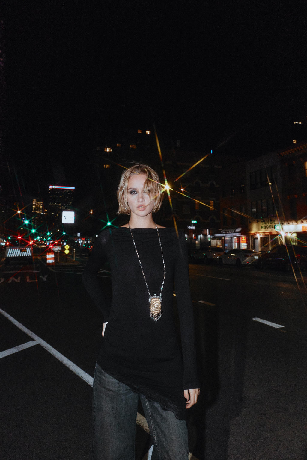 ASYMMETRIC HEM LACE T-SHIRT - Zara фото 2