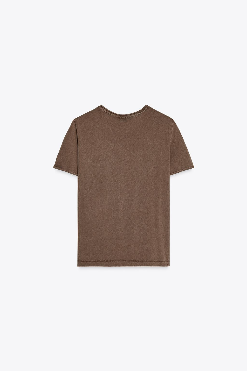FADED SHORT SLEEVE T-SHIRT - Zara фото 32