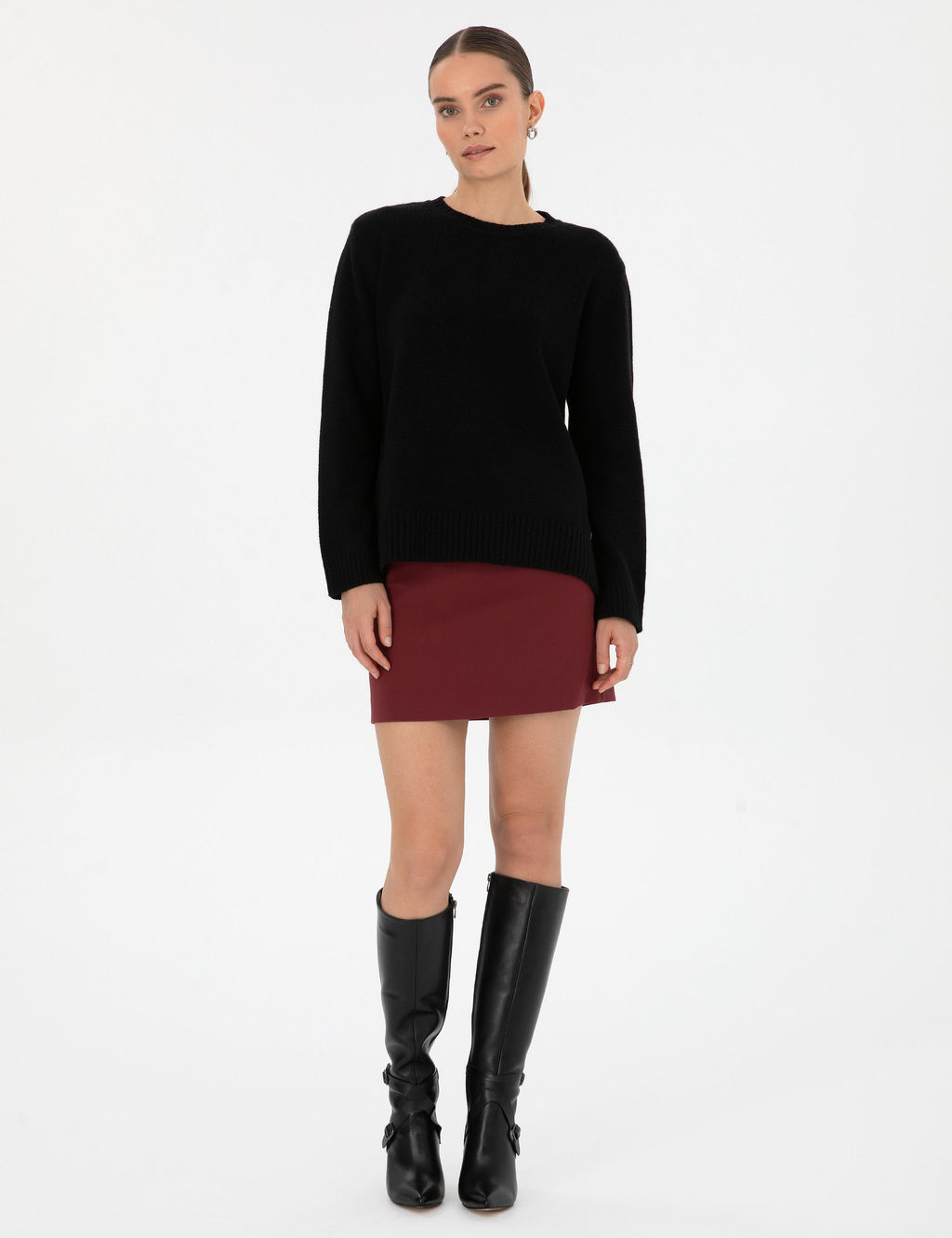 Siyah Comfort Fit Kazak - Pierre cardin фото 4