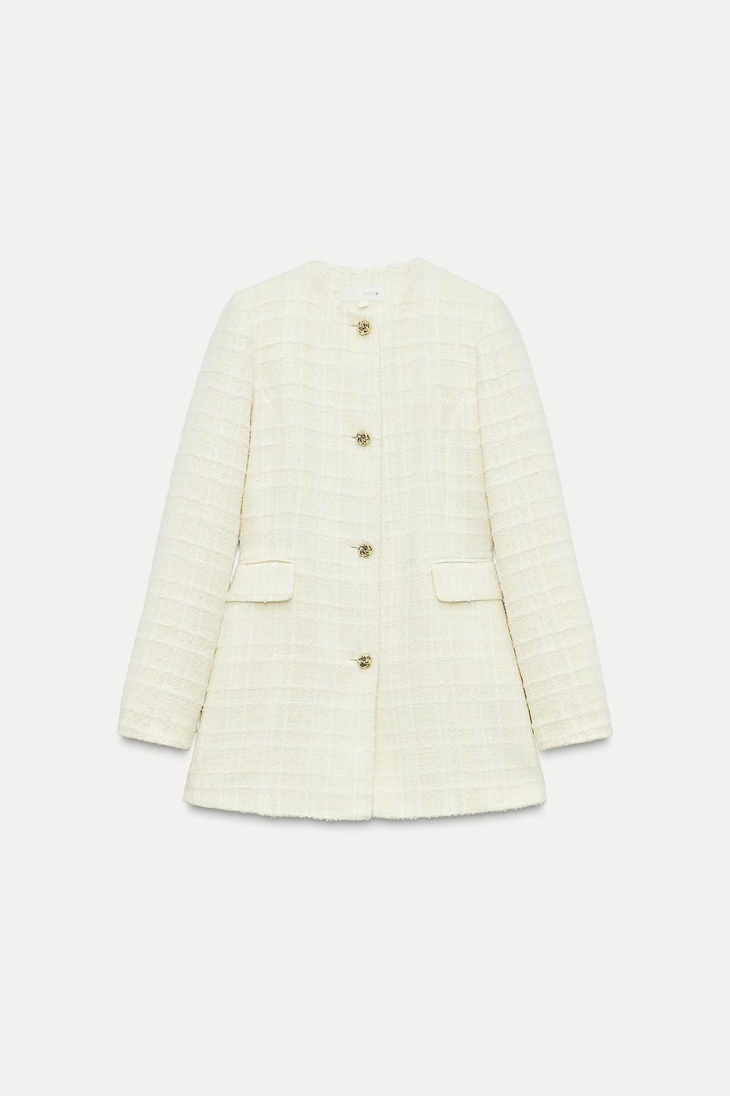 LONG STRUCTURED BLAZER - Zara фото 4
