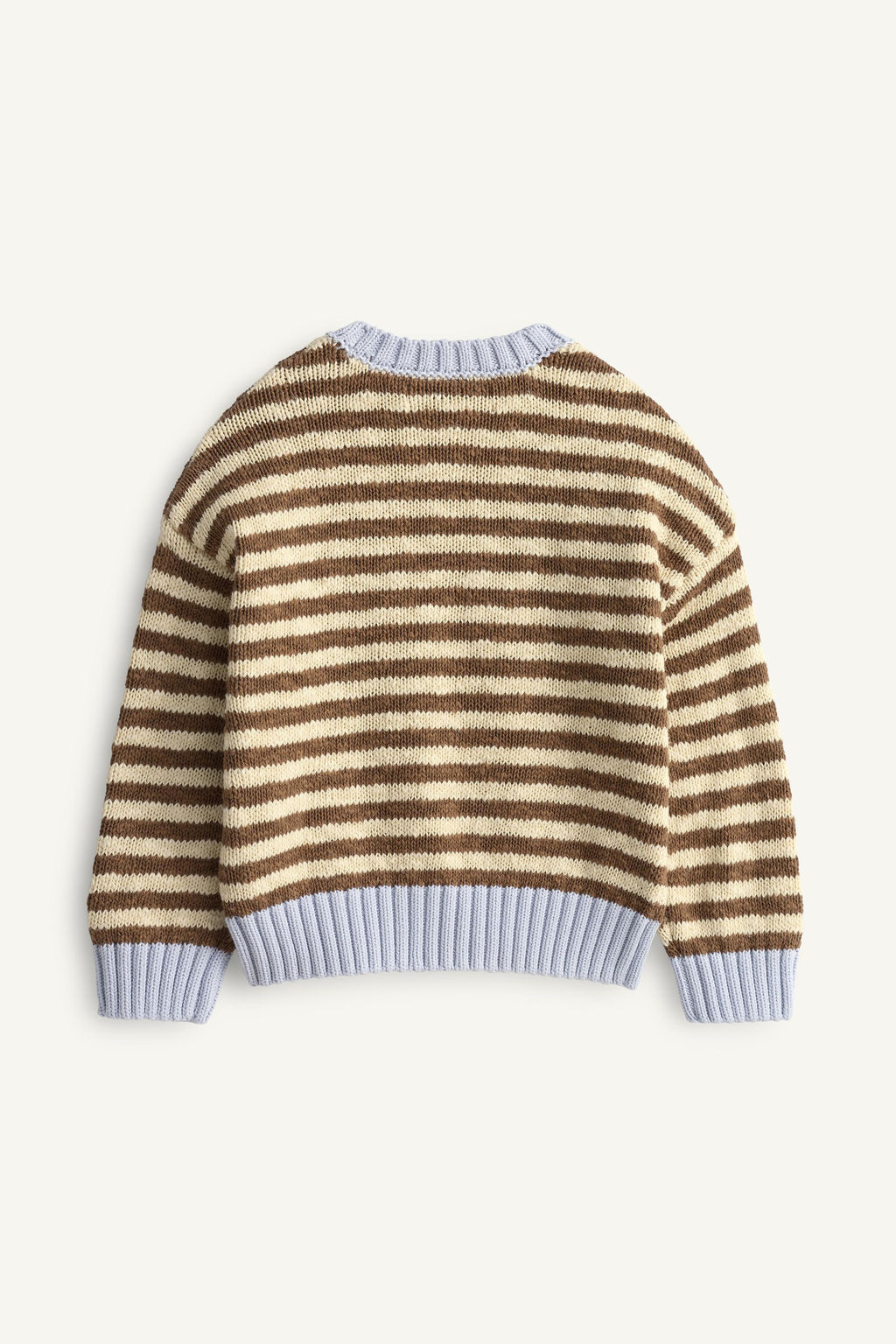 JERSEY PUNTO RAYAS CONTRASTE LIMITED EDITION / Marr?n / Crudo - Zara фото 7