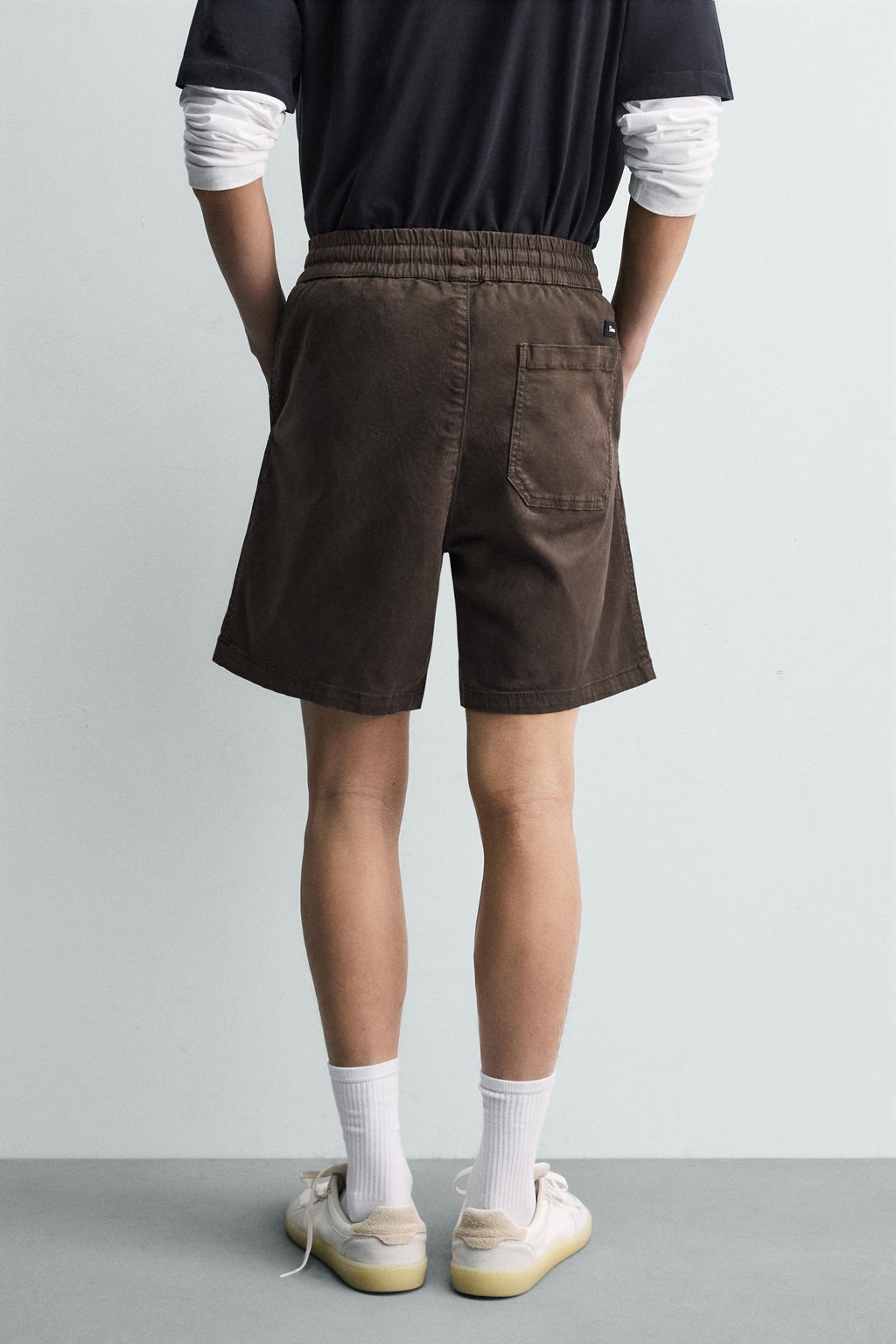 BERMUDA TWILL RELAXED FIT / Marr?n
