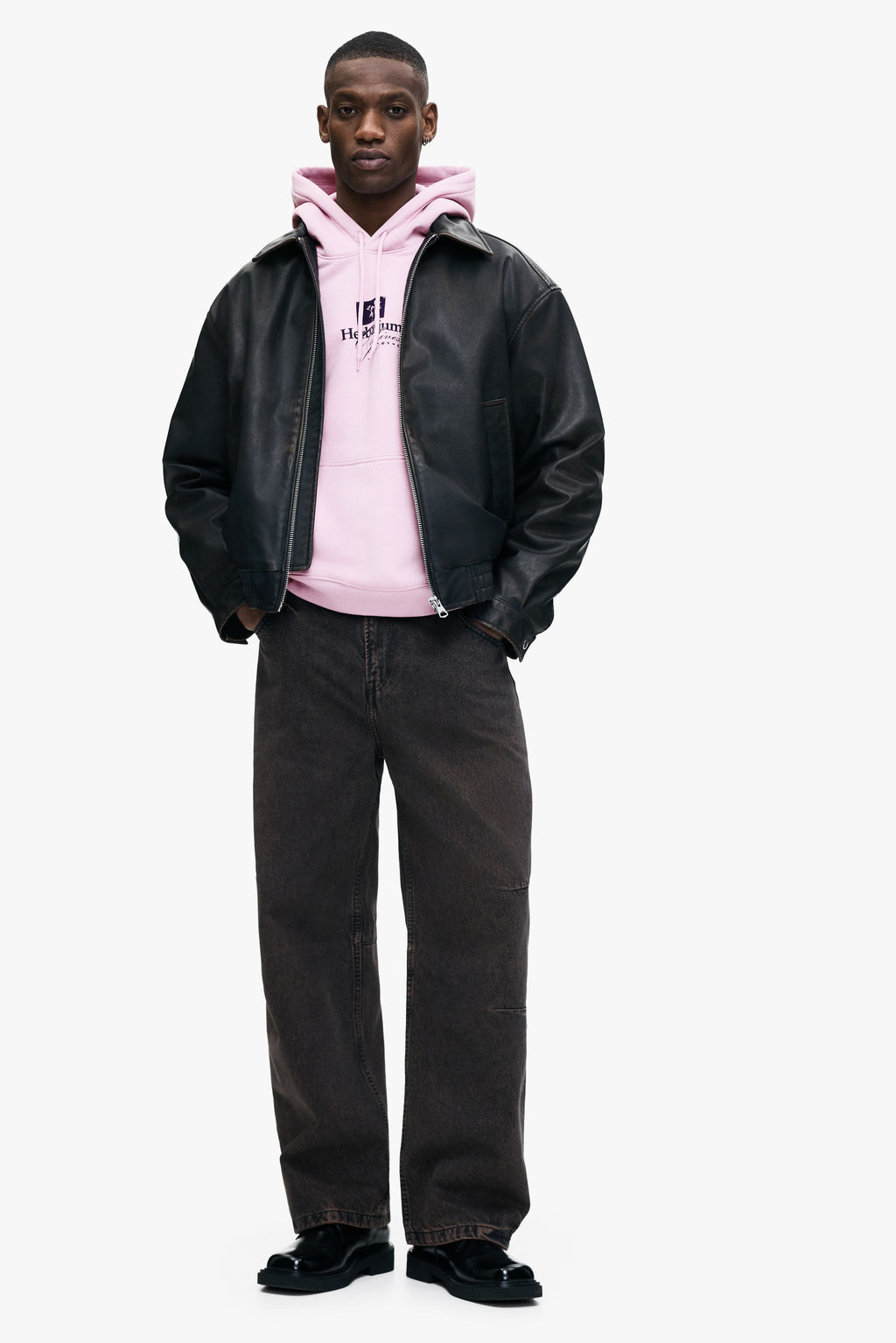 Sudadera con capucha y estampado Loose Fit - H&m фото 9