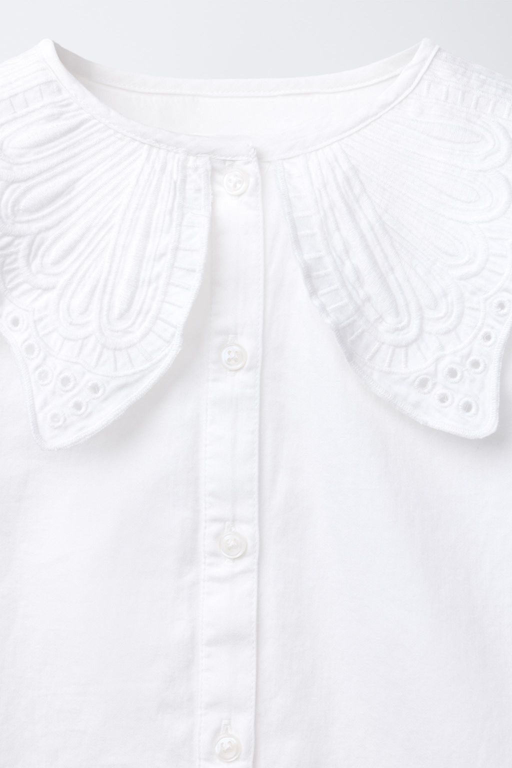 EMBROIDERED COLLAR SHIRT - Zara фото 3