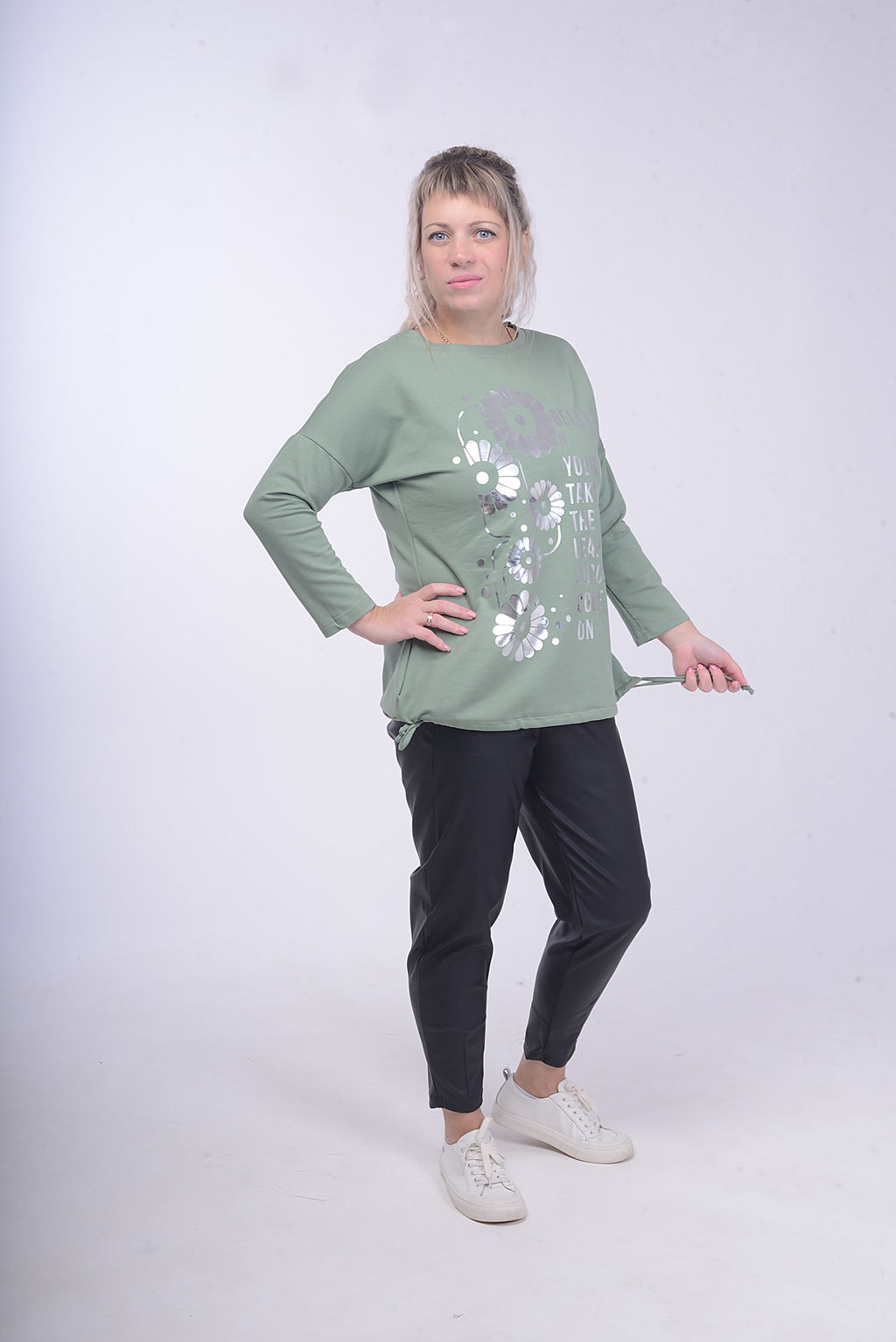 Джемпер Фибби фисташка - Марлен фото 2