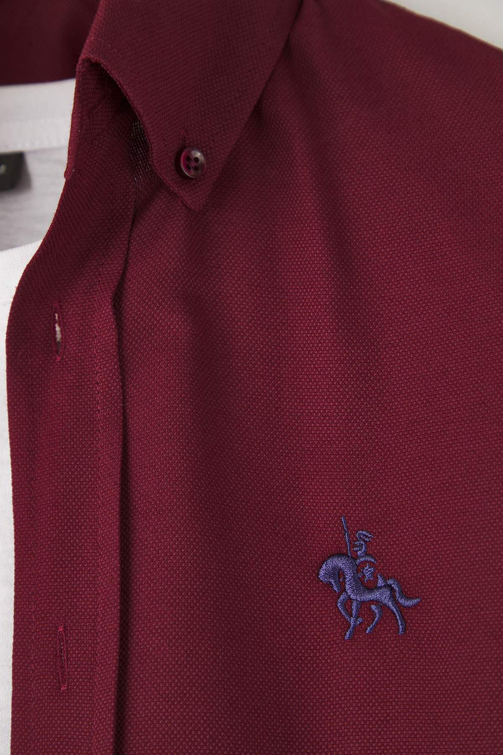 TRENDYOL MAN Mavi Regular Fit Nak?s Detayl? Oxford Kolay Utulenebilir Smart Gomlek TMNAW25GO00036 - Trendyolmilla фото 26