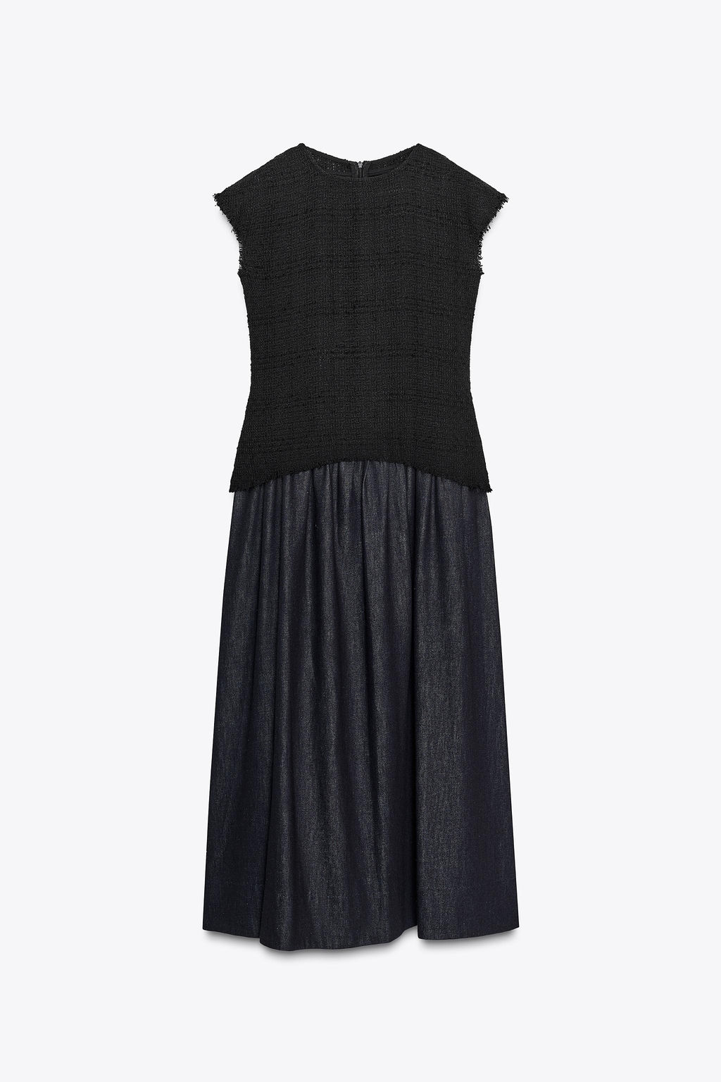 ZW COLLECTION CONTRAST MIDI DRESS - Zara фото 4