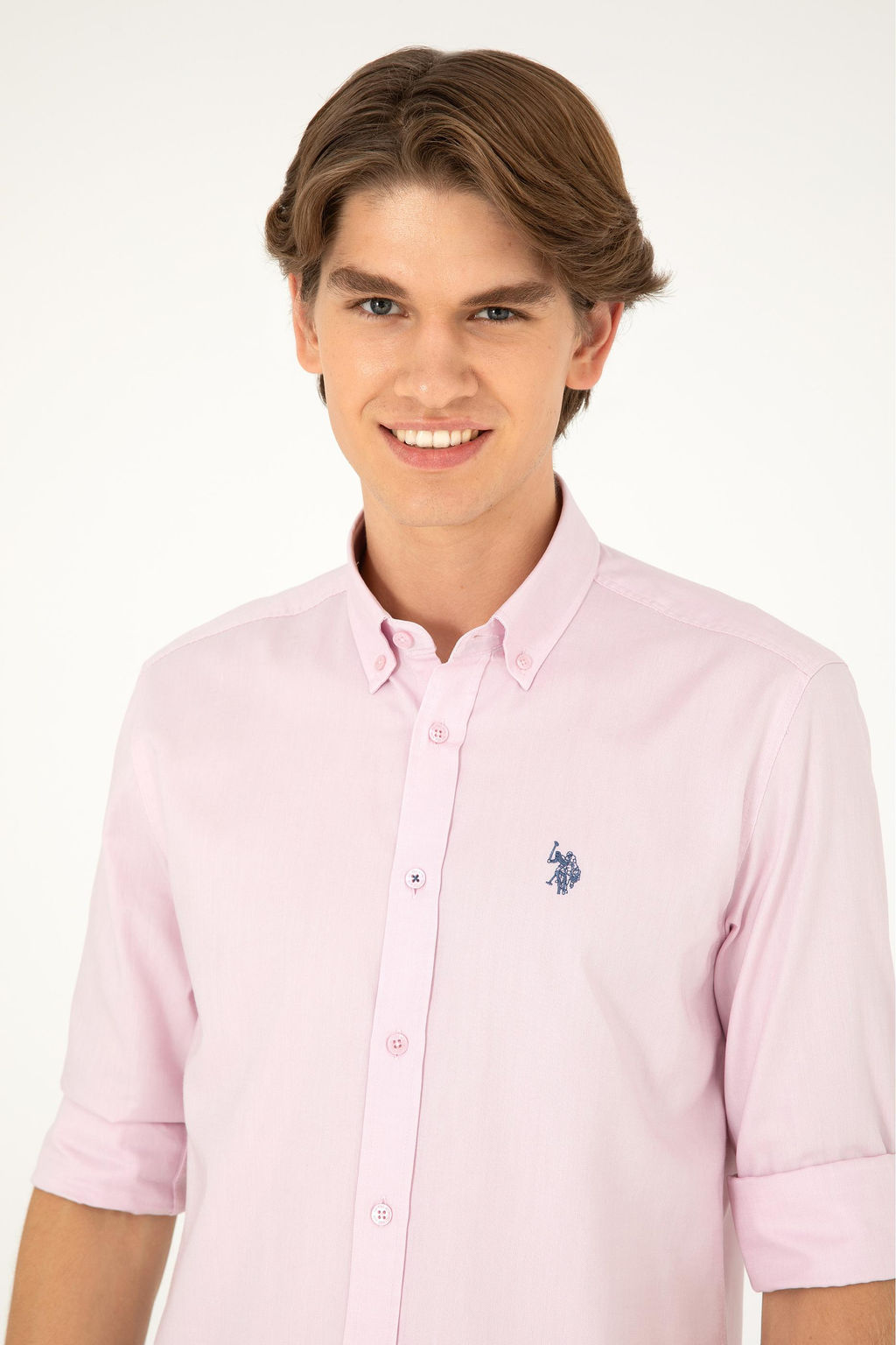 Мужская базовая рубашка с длинным рукавом Magnolia Неожиданная скидка в корзине - U.s. polo assn фото 2