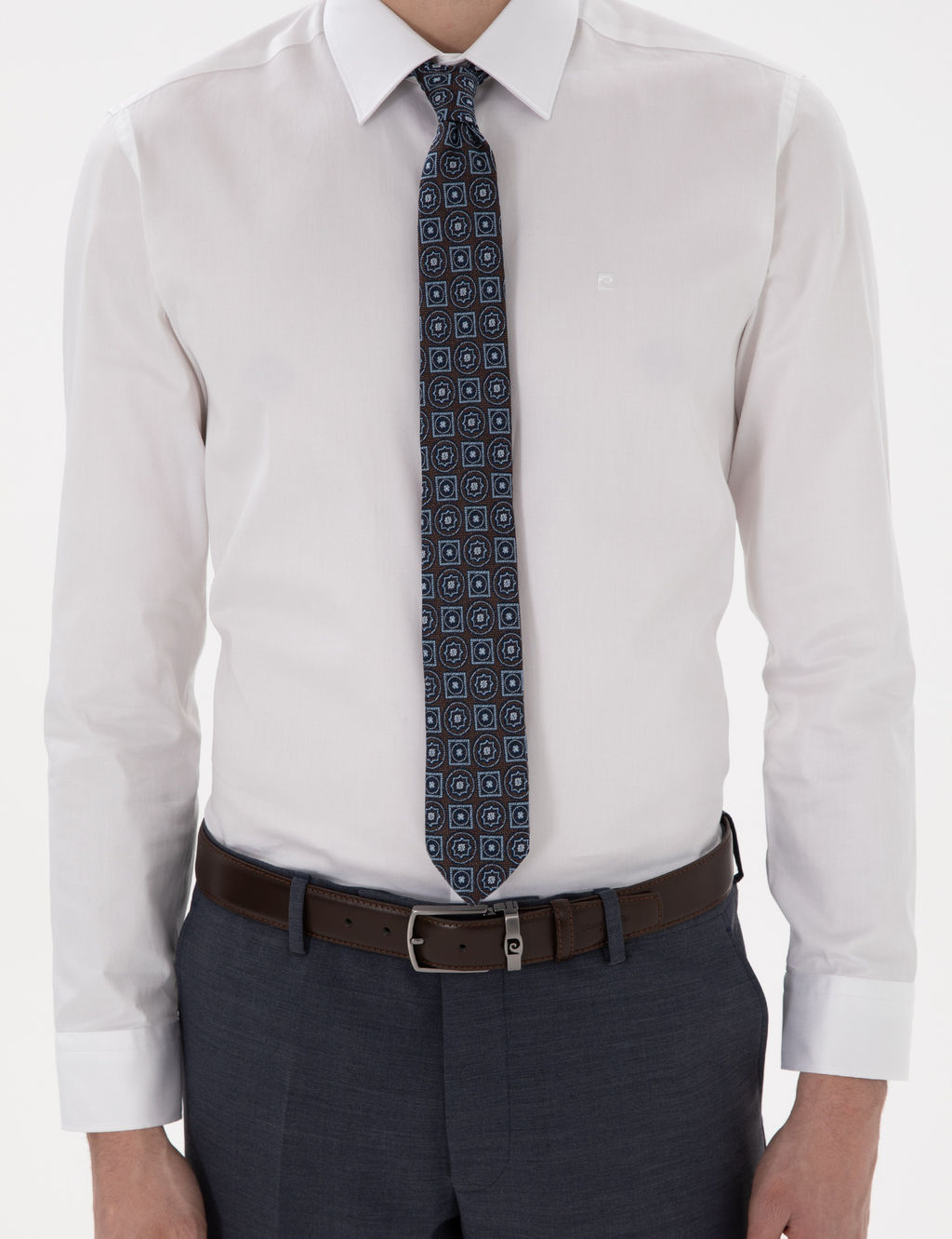 Beyaz %100 Pamuk Parlak Saten Slim Fit Uzun Kollu Basic G_mlek