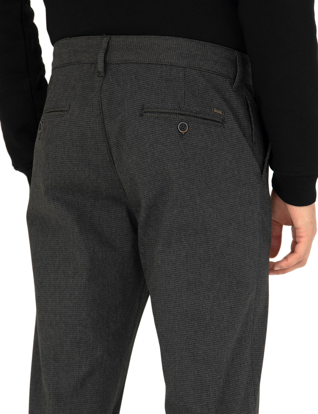 Haki Slim Fit Kanvas Pantolon - Pierre cardin фото 7
