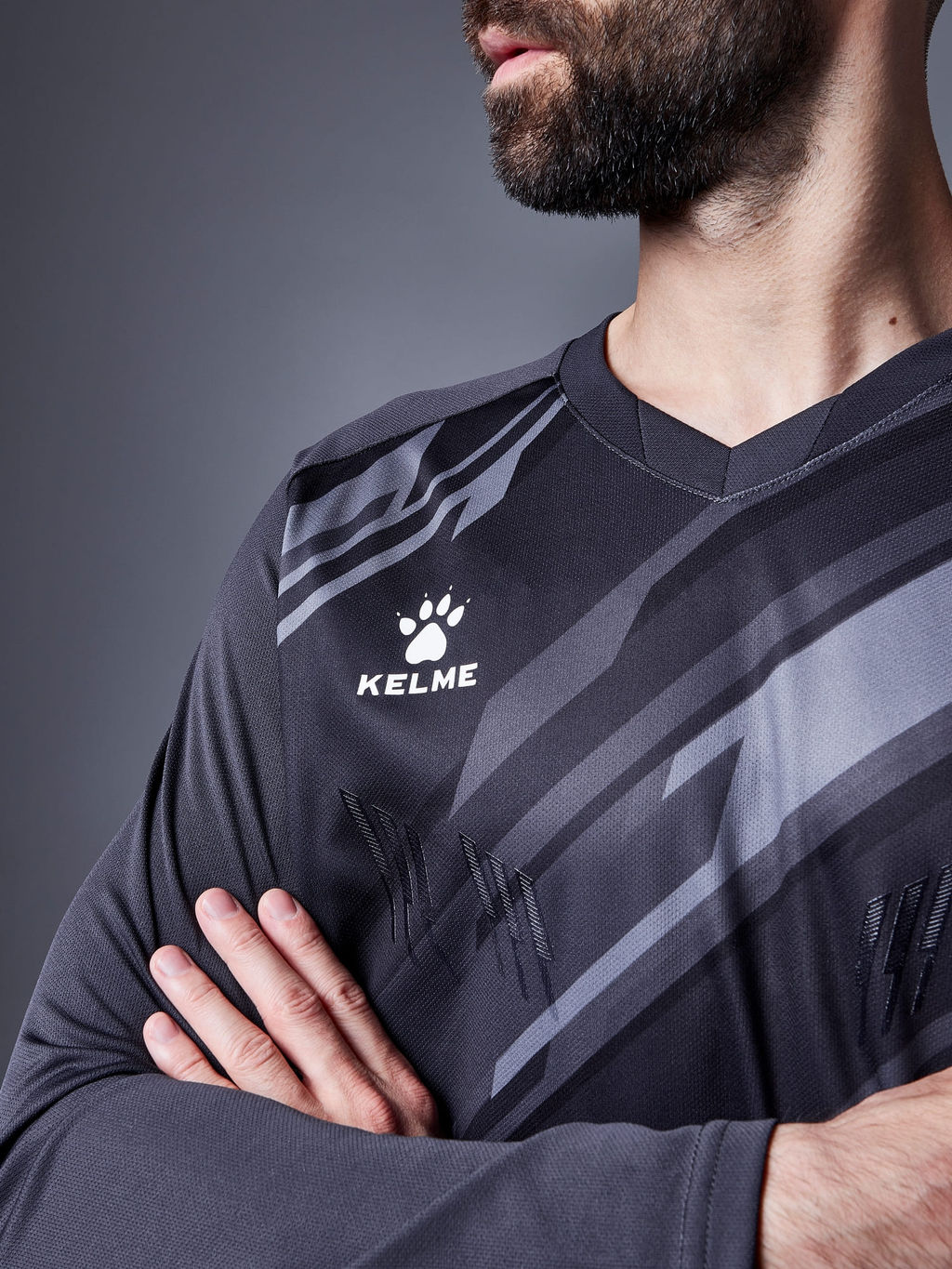 Вратарская форма KELME Long Sleeve Goalkeeper Suit Black